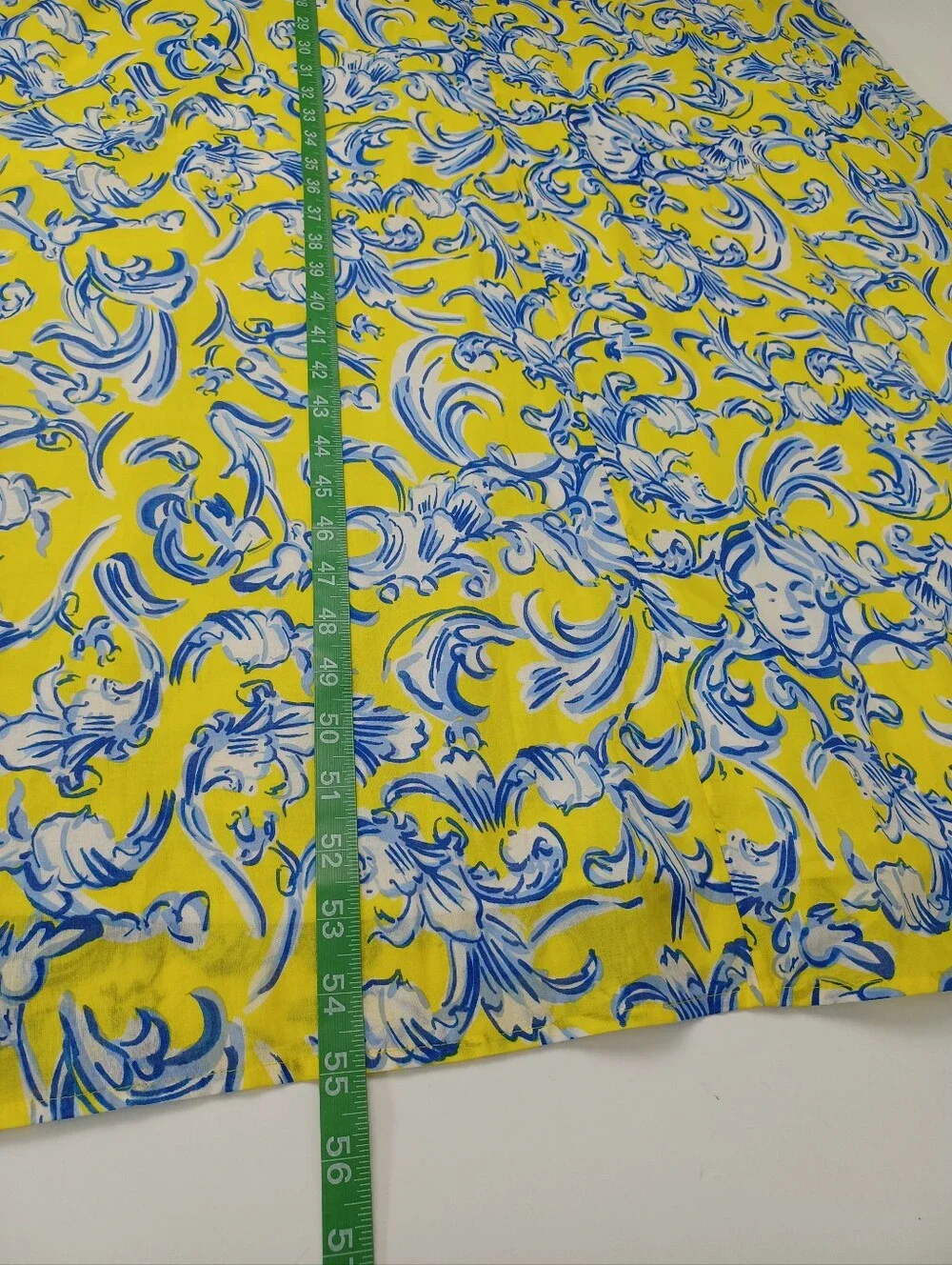 Tory Burch Printed Cotton Maxi Dress Size S Women Pocket Drawstring Resortwear